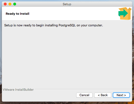 PostgreSQL ready to install